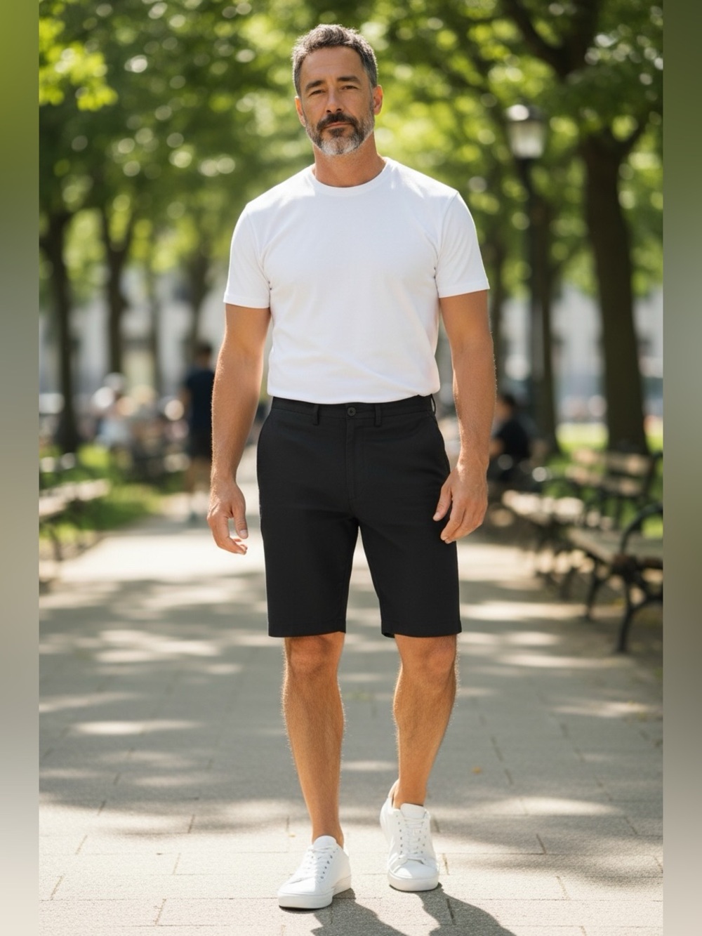 Bohio Linen Flat Front Shorts